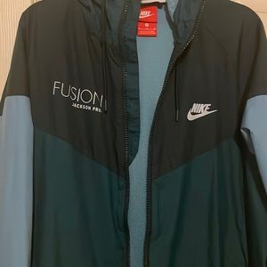 NWOT Nike Fusion Jackson Prep Windbreaker